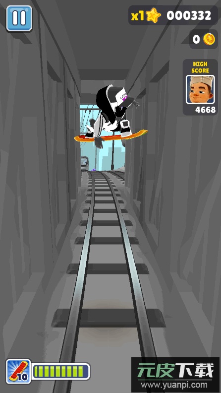 果茶天天开心地铁跑酷截图1