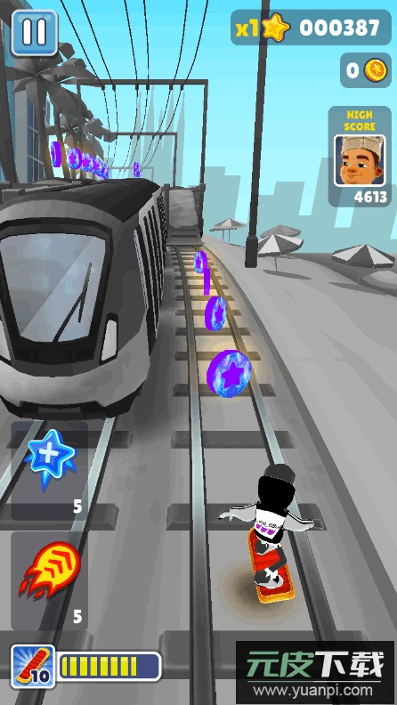 果茶天天开心地铁跑酷截图3