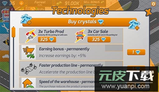 闲置汽车工厂无限金钱版截图4