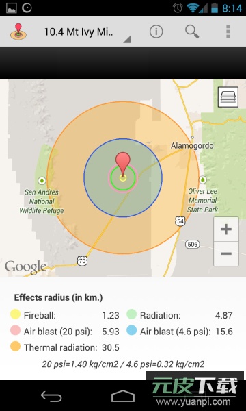 核爆计算器(nukeblast)手机版截图4