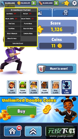 地铁跑酷变速版内置菜单截图1