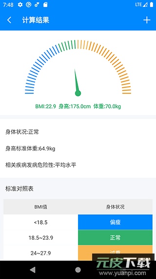 bmi计算器官方版截图2