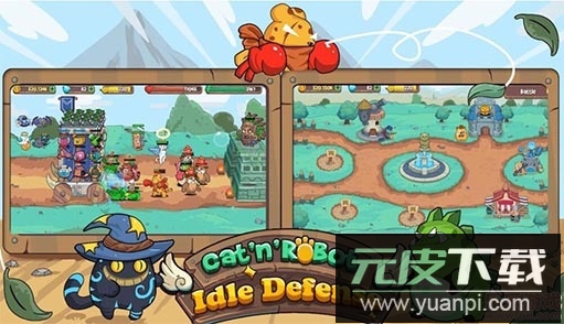 猫咪机器人空闲防御最新版截图1