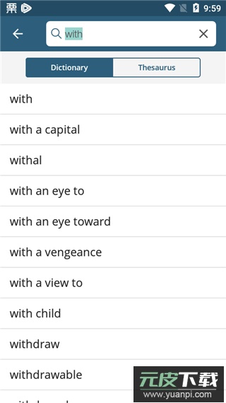 韦氏字典app截图2