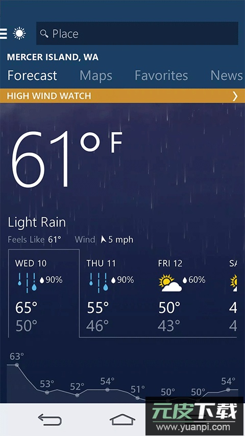 微软天气app截图1