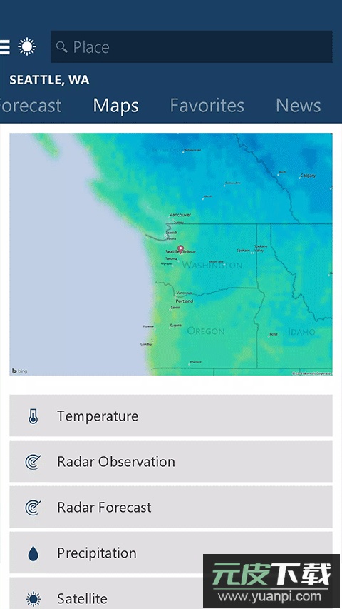 微软天气app截图2