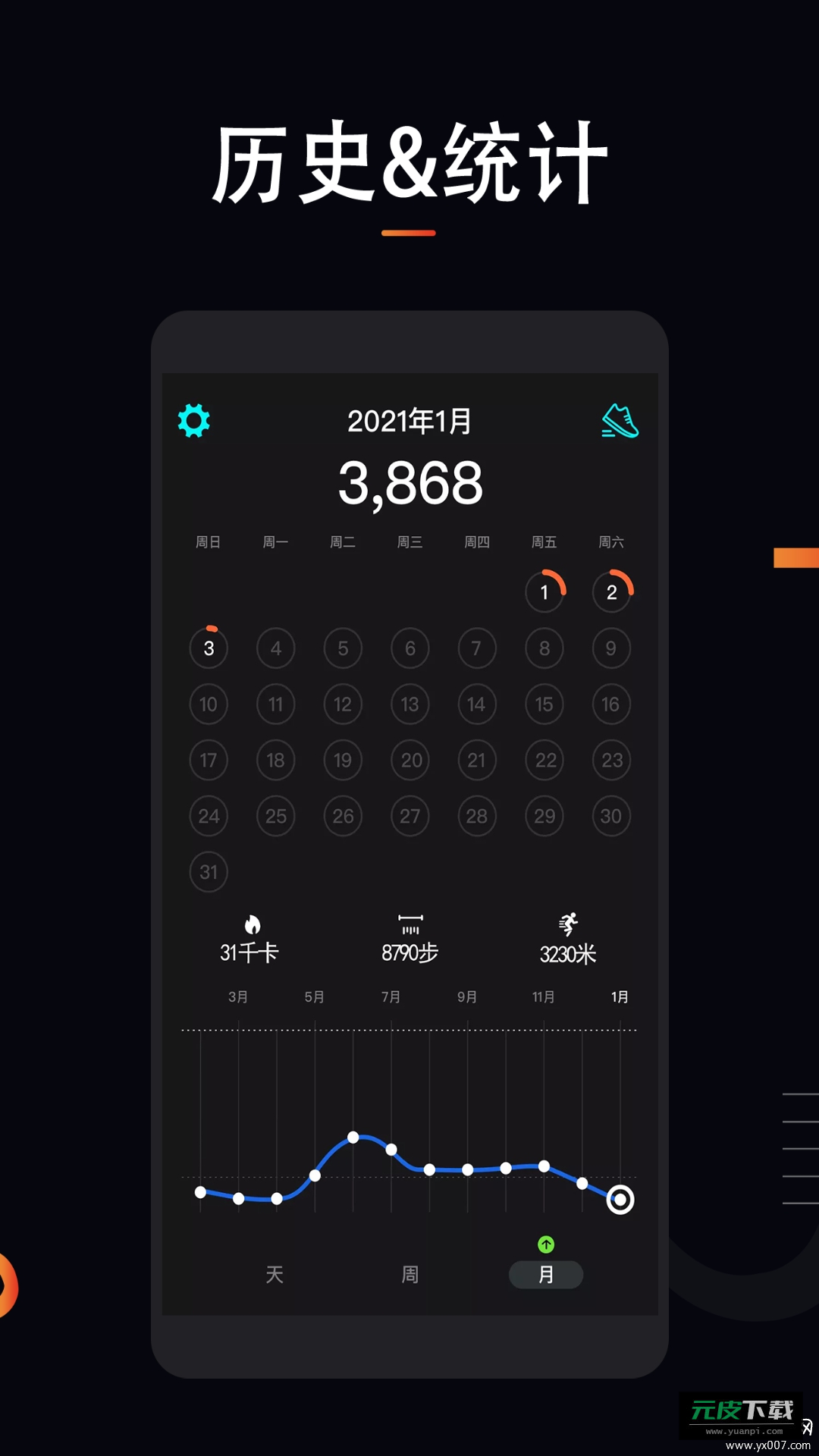 运动跑步计APP精准记录版截图3