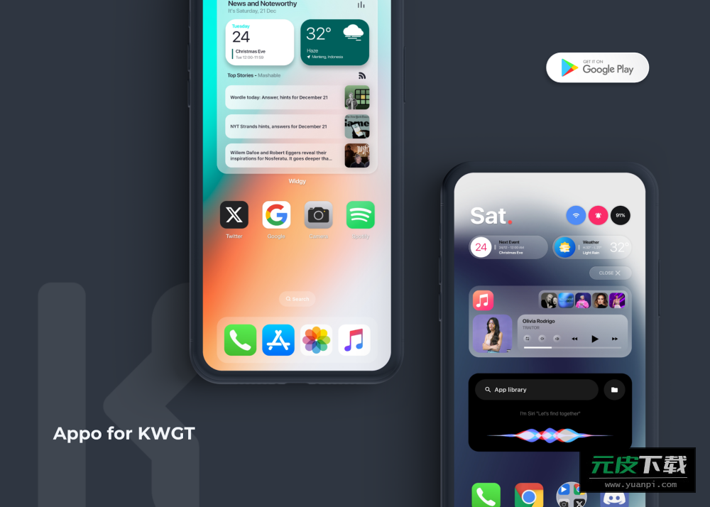 AppleforKWGT软件截图2