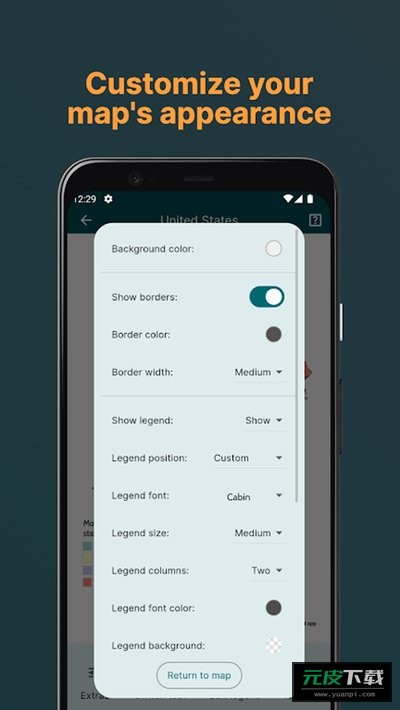 mapchart地图填色截图3