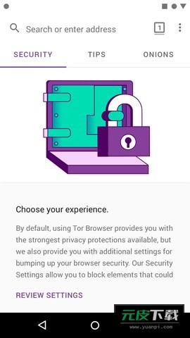 tor brower截图1