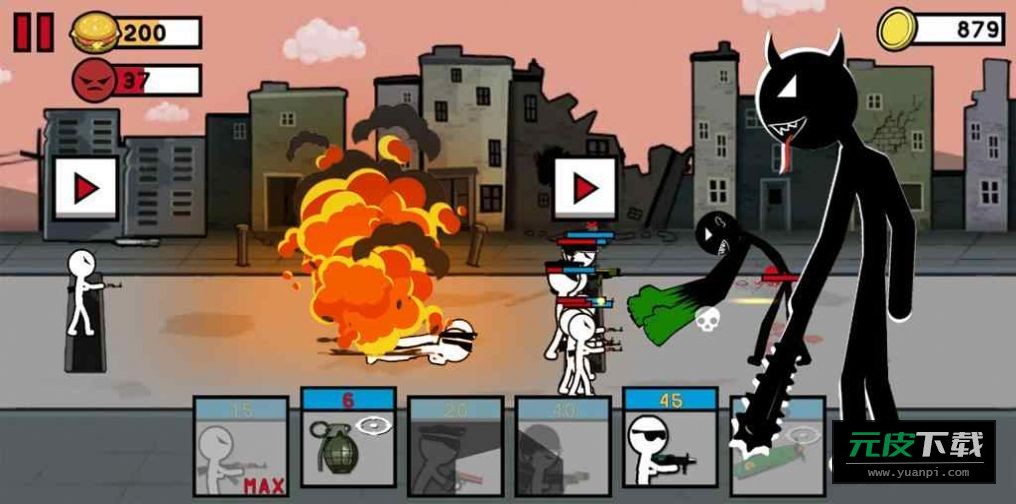 火柴人战役二战游戏(StickmanArmy)截图1